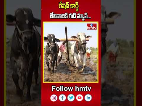 రేషన్ కార్డ్ లేనివారికి గుడ్ న్యూస్...  | Telangana Cabinet | hmtv