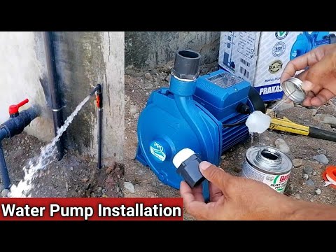 How To Install Water Pump | New Water Motor Installation | How To Install Water Motor At Home