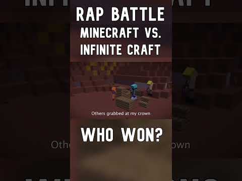 MINECRAFT vs. Infinite Craft pt. 2 #shorts #minecraft #infinitecraft #rapbattle