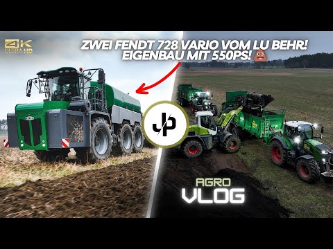 Einmalig! Güllebüffel im Einsatz und zwei neue Fendt 728! || JP Agrar