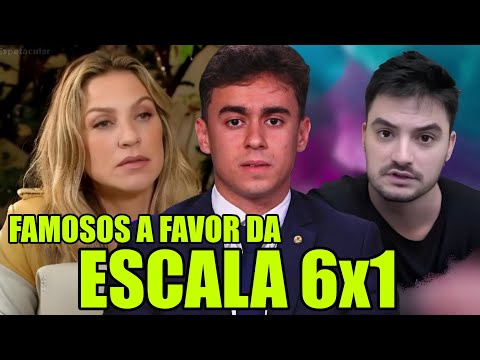 8 FAMOSOS que SÃO CONTRA e a FAVOR da ESCALA 6x1 dos Trabalhadores