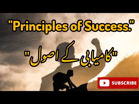 Video 06 | Principles of Success | کامیابی کے اصول | #successmindset #motivation #qouteoftheday