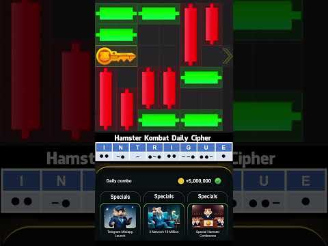 15 September - HAMSTER KOMBAT DAILY COMBO, HAMSTER KOMBAT DAILY CIPHER & MINI GAME #hamsterkombat