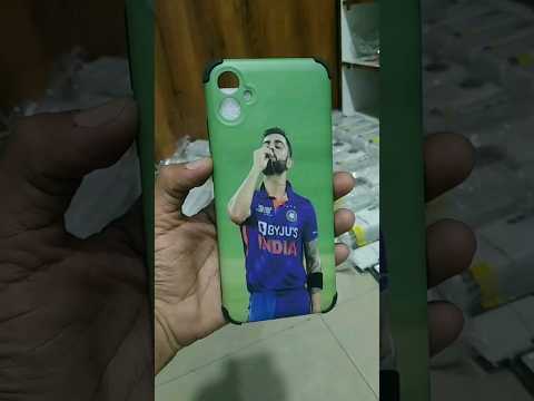 Printing Virat Kohli On Mobile Phone Cover #short #shortfeed #virat #printing