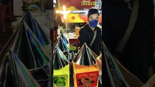 A Man Selling Flavors Drinks   on Street ¡¡ Yaowarat Road !! China Town !!  Bangkok !! Thailand []