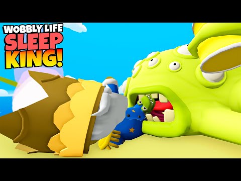 Can The Wobbly Monster EAT The Sleep King in Wobbly Life?!