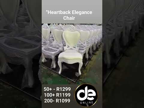 Latest Deals of Event Chairs. used at Weddings, functions and Events. Located in Durban, courier SA