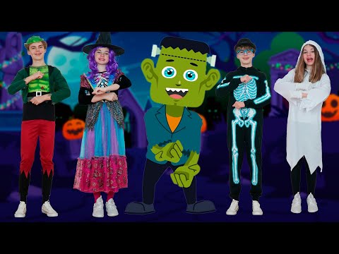 A Ram Sam Sam Halloween Song for Kids | Nick and Poli