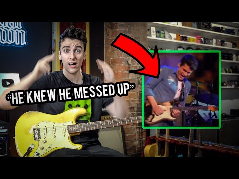 Reacting to John Mayers UNBELIEVABLE Save! (+ Guitar Lesson)