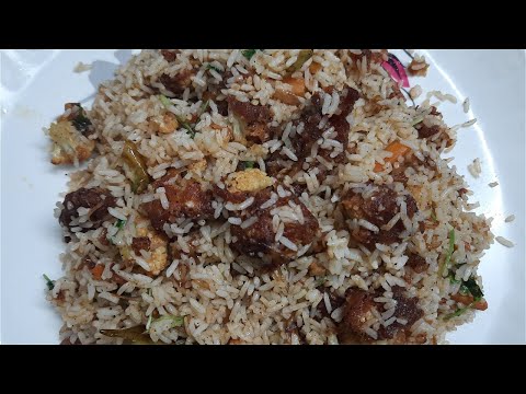 Gobi Fried Rice |కాలిఫ్లవర్ రైస్ చాలతేలిగ్గా ఇలాచేసుకోండి| Street Style Gobi Rice | Cauliflower Rice