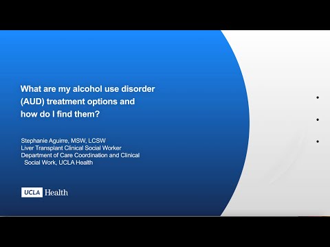 AUD: What Are My Alcohol Use Disorder (AUD) Treatment Options and How Do I Find Them? (English)