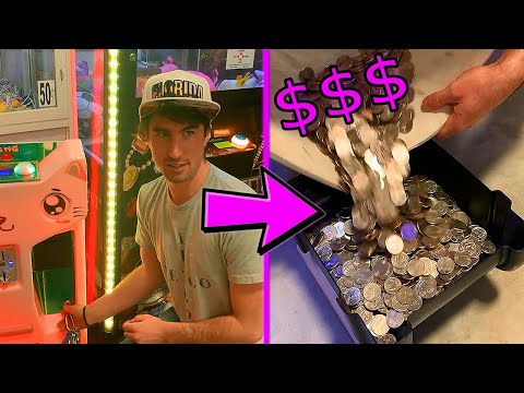 Collecting Money From Our Vending Machines With Claw Kicker!