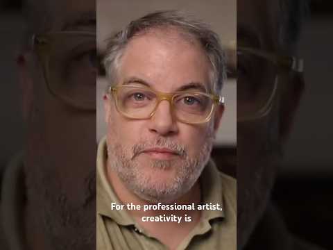 For the professional artist, living creatively is legitimate work. #creativity #actor #acting