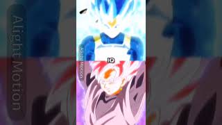 Vegeta blue evolution vs Goku black rose