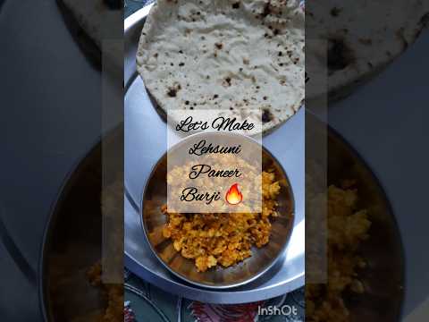 Phele kabhi na khaee hogi yeh anokhi lehsun ki Chutney se bani paneer ki burji #food #innovation