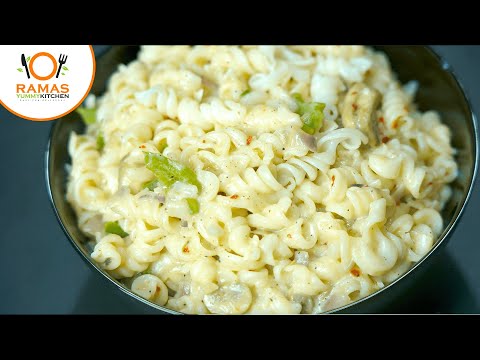 White Sauce Pasta in Tamil | சுவையான பாஸ்தா செய்வது எப்படி