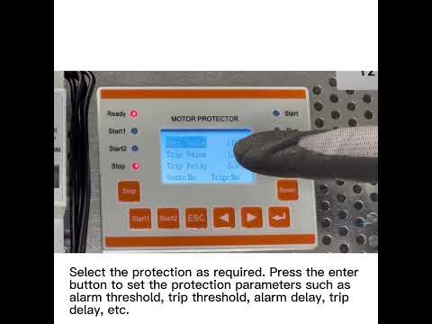 Acrel Electric | ARD2F Motor Protector—Setting Method of Protection Parameters