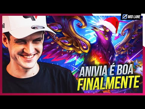 O momento em que ANIVIA É BOA em uma partida FINALMENTE aconteceu!