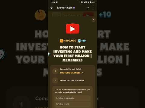 MEMEFI YOUTUBE VIDEO ANSWER #task #memefiyoutubeanswer #memeficoin @MemeFiClub