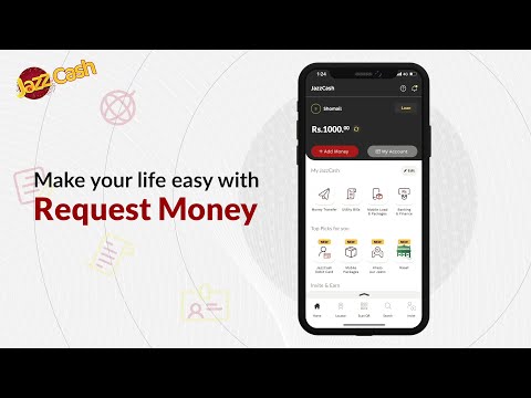 Request Money via JazzCash App