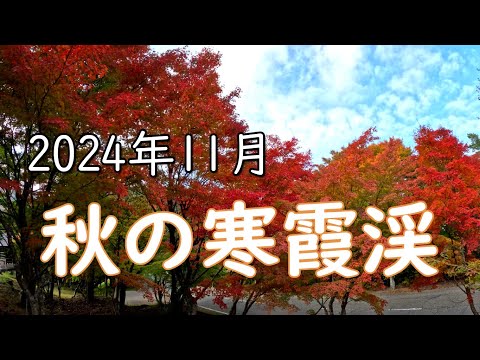 2024年 紅葉シーズン　秋の寒霞渓