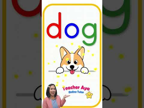 cvc words /d/ sound 3-letter words #teacherayaonlinetutor #cvcwords #shorts