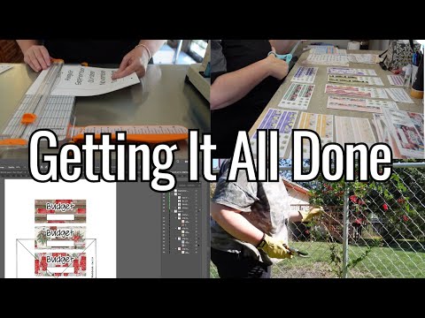 Getting It All Done / December Sticker Sneak Peek / Grocery Haul / Working In the Garden / Laundry