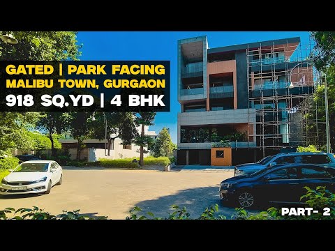 4 BHK Builder Floor in Malibu Town Gurgaon | Park Facing Gated || PART 2