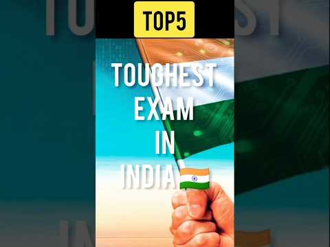 Top 5  - toughest exam in India🇮🇳🪷............