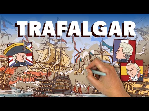 La batalla de Trafalgar, gloria británica