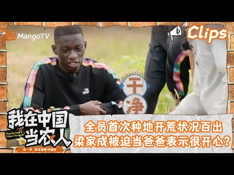 看点Clips｜全员首次种地开荒状况百出，梁家成被迫当爸爸表示很开心？｜我在中国当农人MyFarmerLifeinChina｜MangoTV