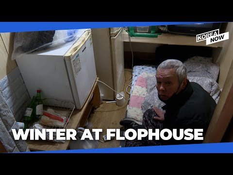 Flophouse residents survive cold with blankets