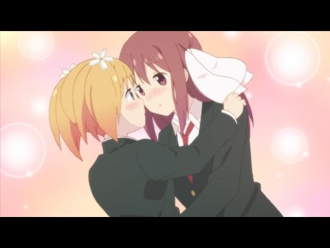 Anime girl kiss girl #12 | Lesbian kiss