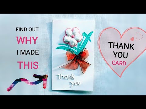 HOW TO MAKE THANK YOU CARD by ANAK BUKID