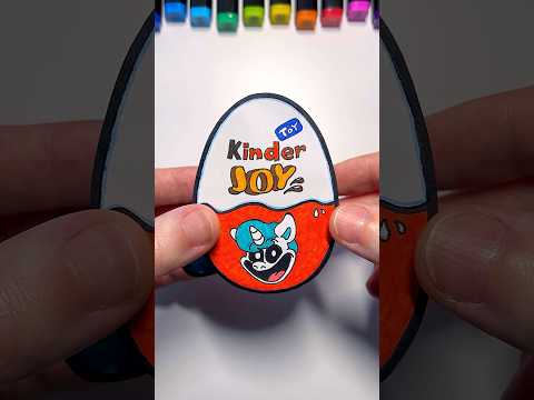 DIY CraftyCorn Poppy Playtime 3 Kinder Joy | Paper Craft Ideas #shorts #papercraft