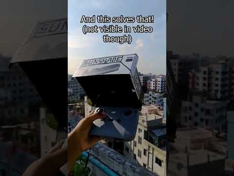 Sunshade DIY Drone Remote Dji RCN1 #shorts #dji #mini2 #bangla #bangladeshi #cinematicvideo