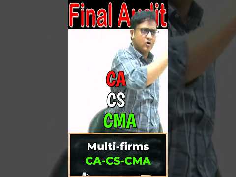 Multi Disciplinary Firms | CA-CS-CMA | Siddharth Agarwal Audit