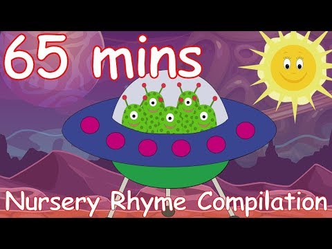 5 Little Men In A Flying Saucer! And lots more Nursery Rhymes! 65 minutes!