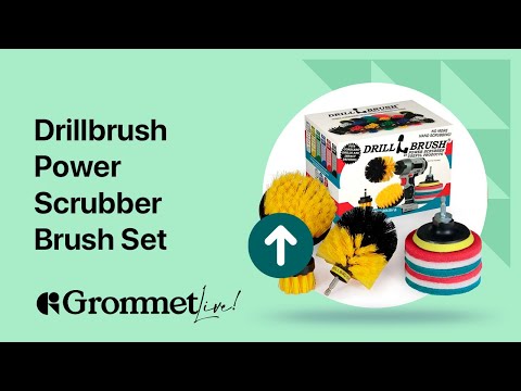 Transform Your Drill into an Ultimate Cleaning Tool with the Drillbrush Brush Set | Grommet Live