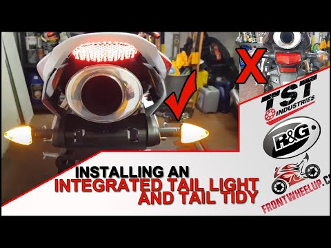 Tidying the rear end of a CBR 600 RR | CBR600RR Overhaul Series Ep.7 Tail light and Tail Tidy