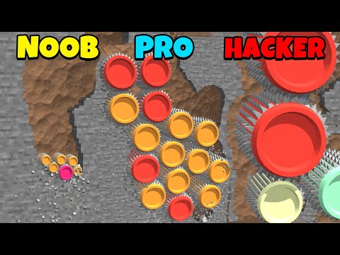 NOOB vs PRO vs HACKER - Auto Diggers