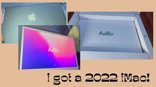 I got an 2022 iMac! | unboxing + asmr