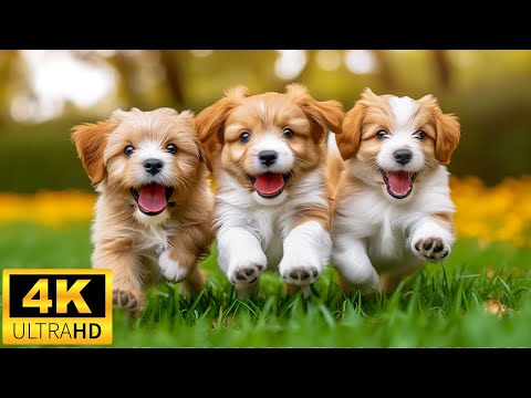 Baby Animals 4K (60 FPS) UHD - The Playful Lives Of Baby Animals With Relaxing Music