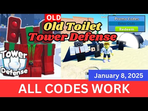 *ALL Codes Work* Old Toilet Tower Defense ROBLOX, January 8, 2025