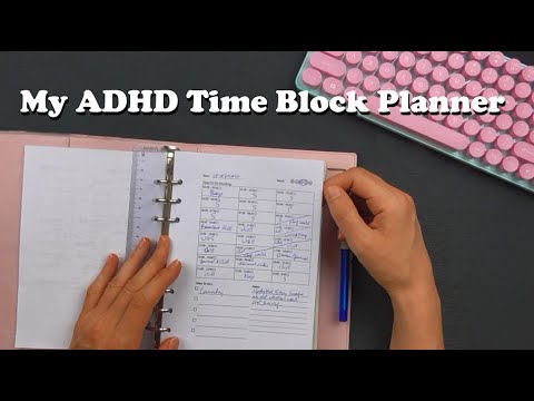 I Made An ADHD Time Block Planner