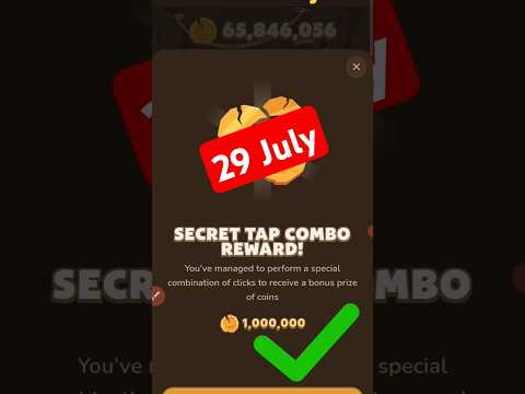 29 July (Level 1-13) memefi daily secret combo today  #memefi #memcoin #memeficombo