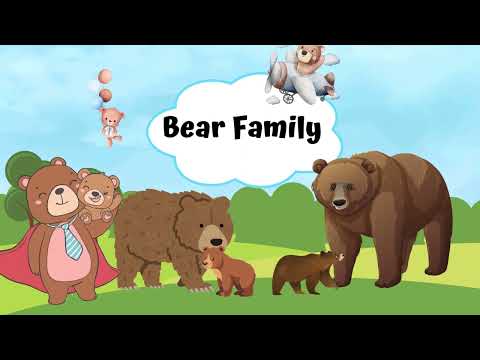 Bear Family Boogie! - Mama bear and baby bear song for children - rhythms for kids