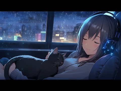 Healing Sleep Music - Stop Overthinking, Healing of Stress, Anxiety, Depressive - Rainy Piano Music