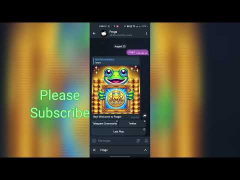 Frog token mining - Frogs token update -  ফ্রগ টোকেন - same Dogs Token - don't miss