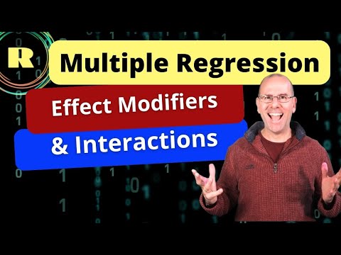 Multiple regression analysis - effect modifiers and interactions